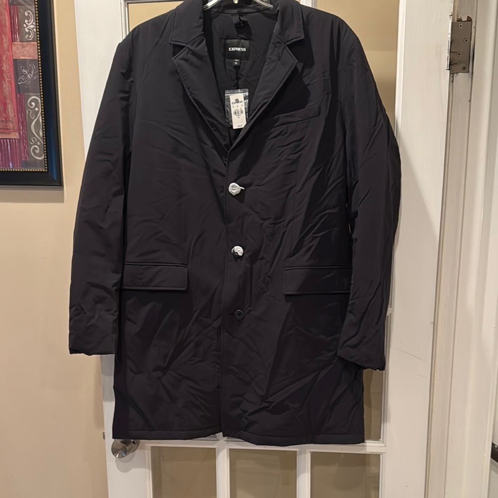 Express Men's Black Coat